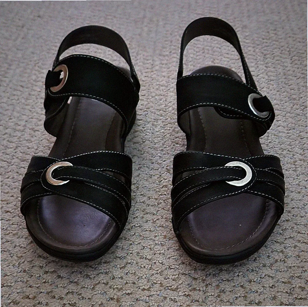 Sandalen Sandaletten Easy Street Damen Mädchen UK6 Eu 39 Keilabsatz ca,:4 cm OVP