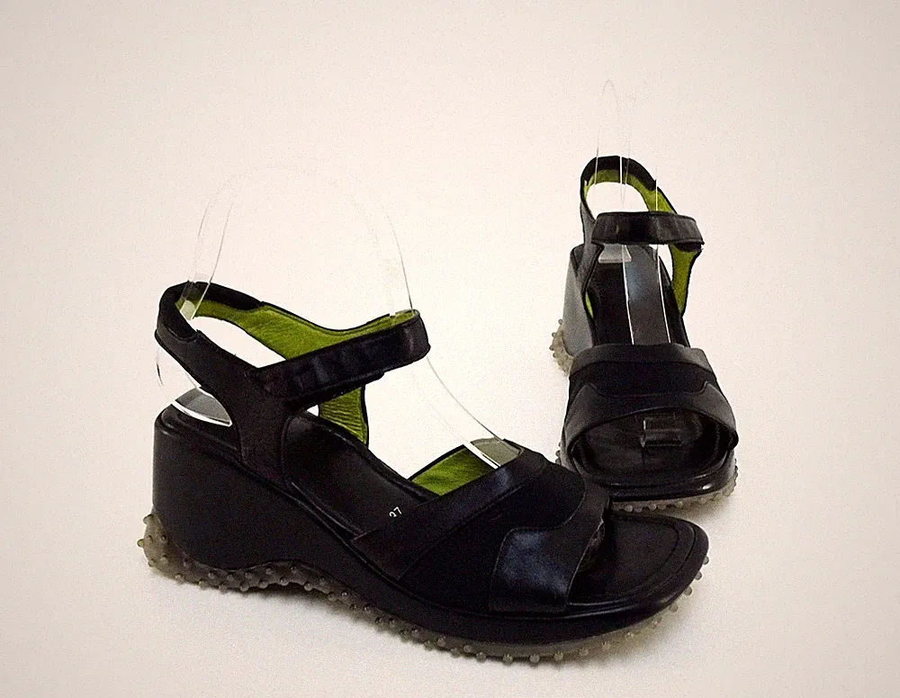 4 cm Plateausandalette