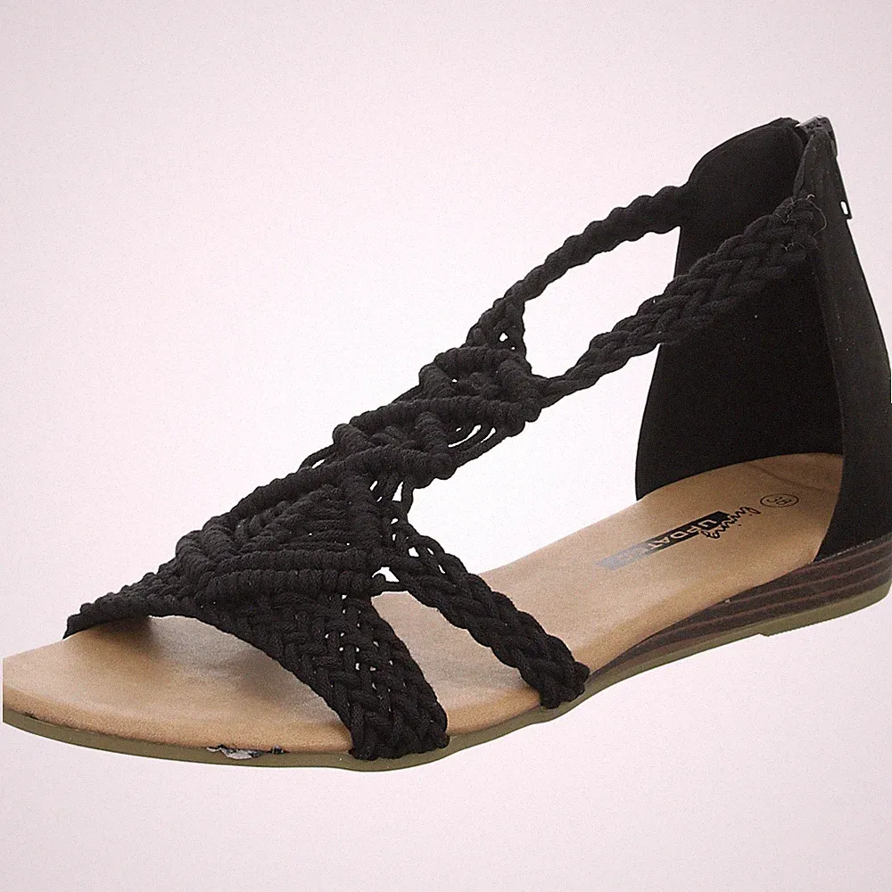 Sandalette bis 30mm Absatz (casual) CB221114-1-BK