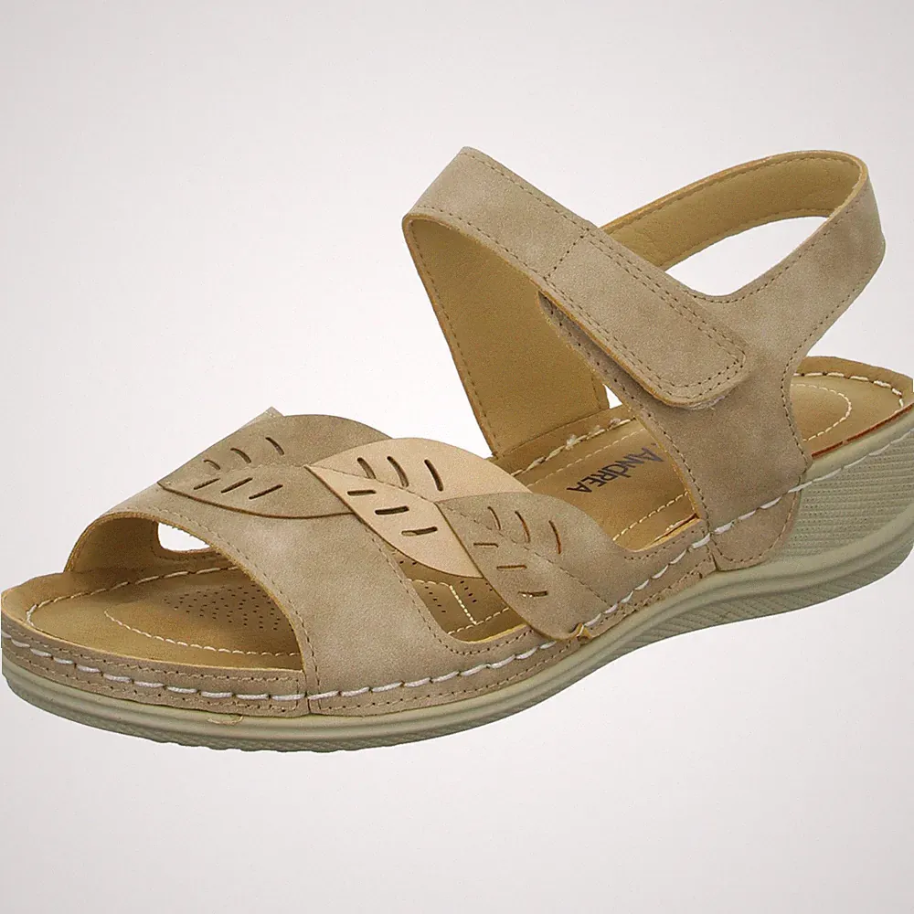 Sandalette mit Mehrweite bis 30mm Sohlenhöhe 295-473-BE