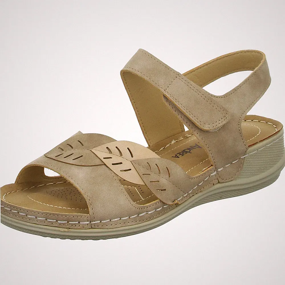 Sandalette mit Mehrweite bis 30mm Sohlenhöhe 295-473-BE