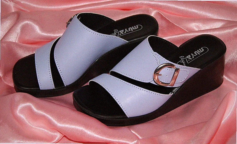 Sandaletten * Pantoletten * Schuhe * Sandalen Keilabsatz lila 36-41