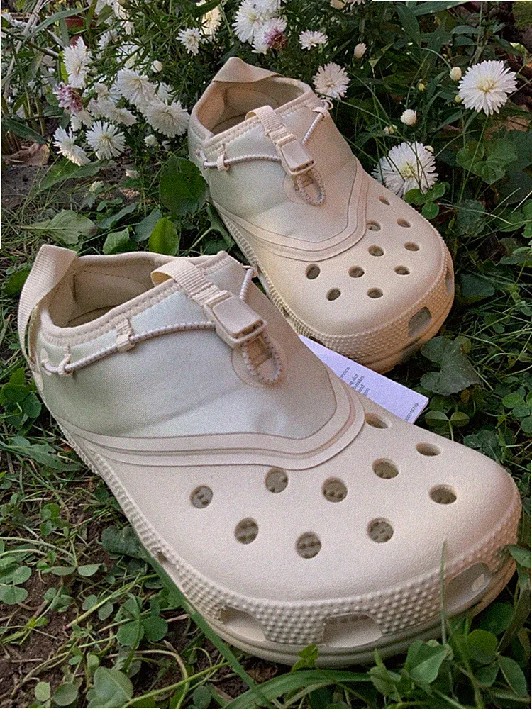 Satisfy x Crocs Limited Collaboration Bone Classic Clog 37-38 EUR/ W7 US/ W5 UK
