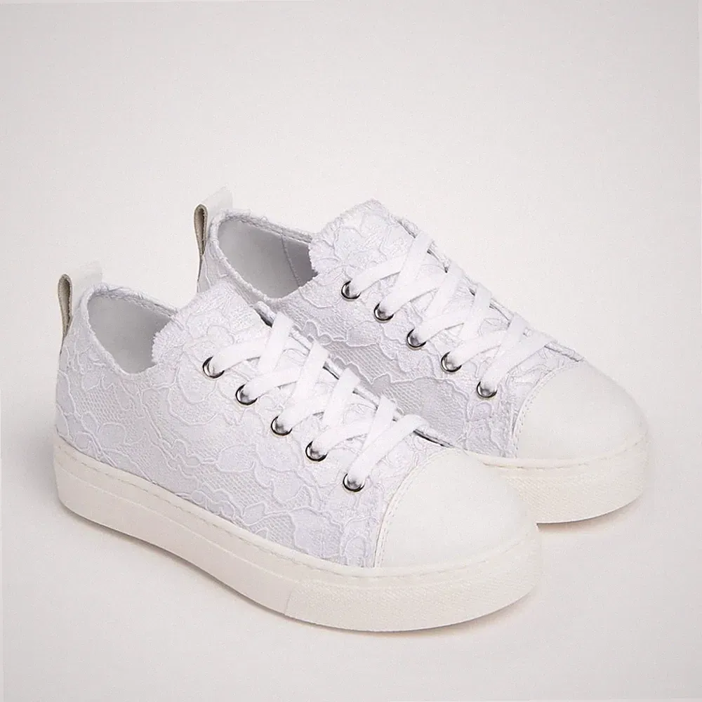 Schuh NeroGiardini Keilabsatz Aus Spitze Für Mädchen