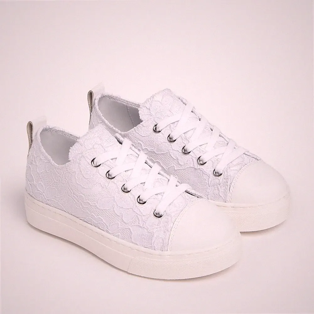 Schuh NeroGiardini Keilabsatz Aus Spitze Für Mädchen