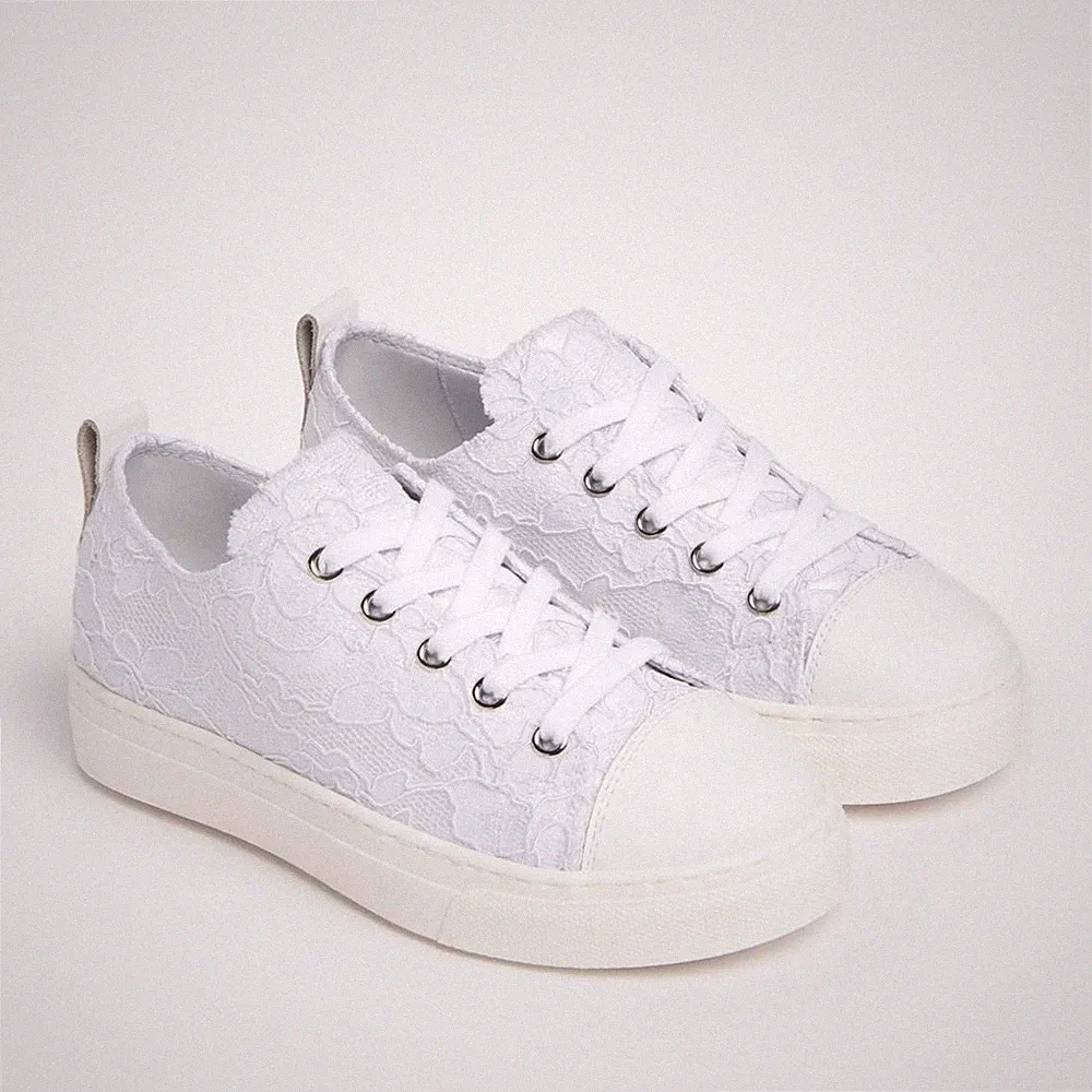 Schuh NeroGiardini Keilabsatz Aus Spitze Für Mädchen