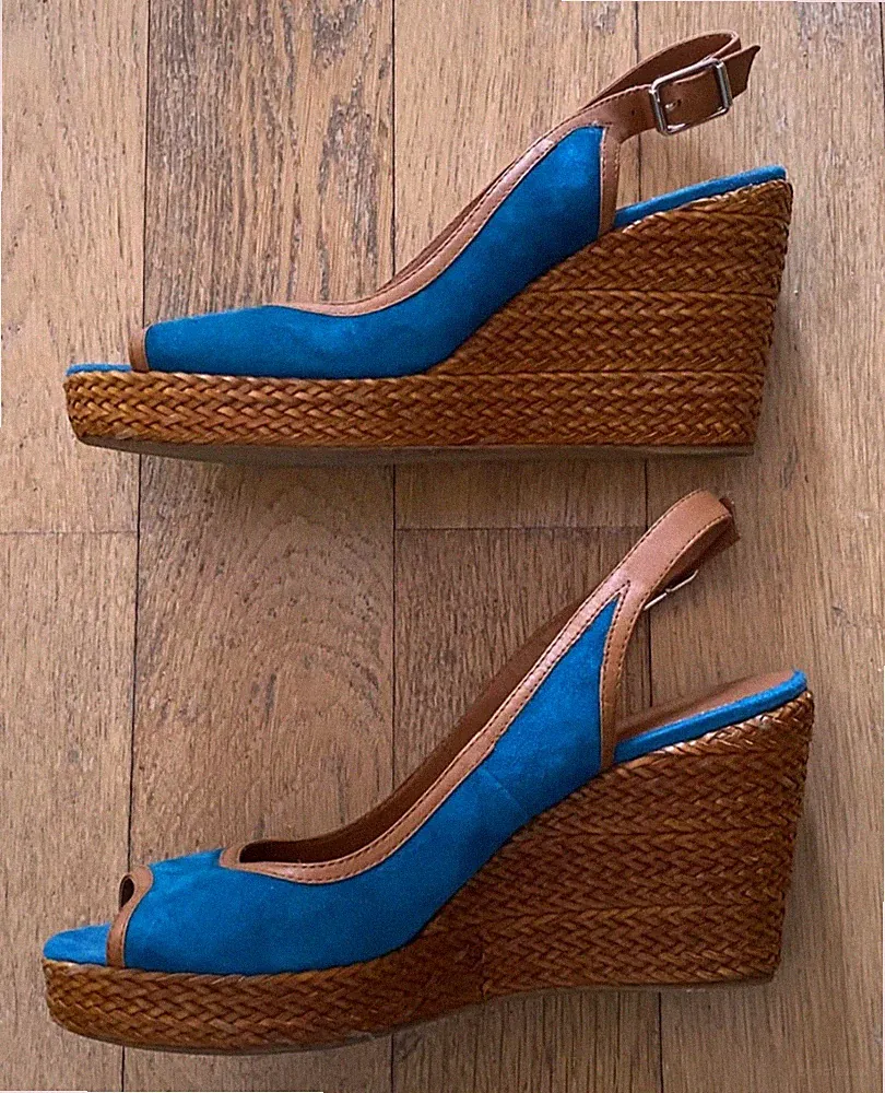 Schuhe Damen Sandalen Bruno Premi Keilabsatz Plateau Sandaletten Keilsandaletten