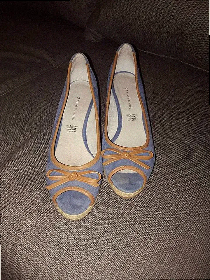 Schuhe Damen , Weihnachten Keilabsatz ,Schuhe / Sandalen , Gr. 37, 5th Avenue