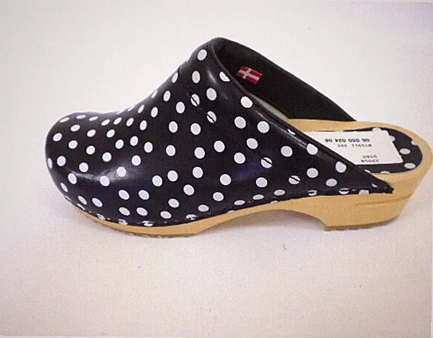 SCHUHE DAMENSCHUHE ORIGINAL HOLLAND CLOGS Echtleder schwarz Gr. 38 5