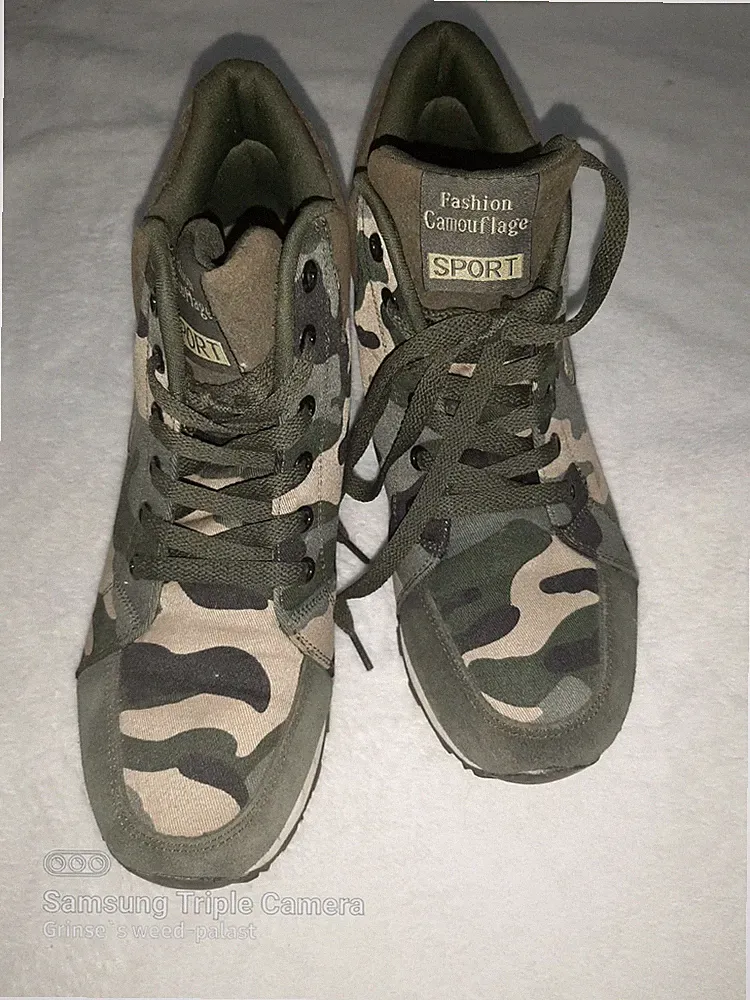 Schuhe Keilabsatz Damen Größe 40 Fashion Camouflage Sneaker