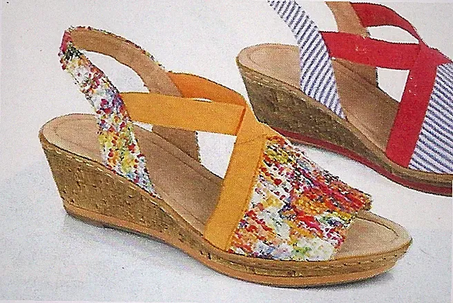 SCHUHE SANDALEN KEILSANDALETTE LEDER JENNY bei Ara Gr. 8 ( 42 )
