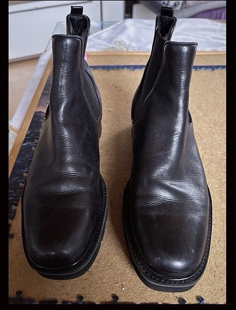 Schwarze ungefütterte Stiefeletten von Kennel & Schmenger Gr. 6