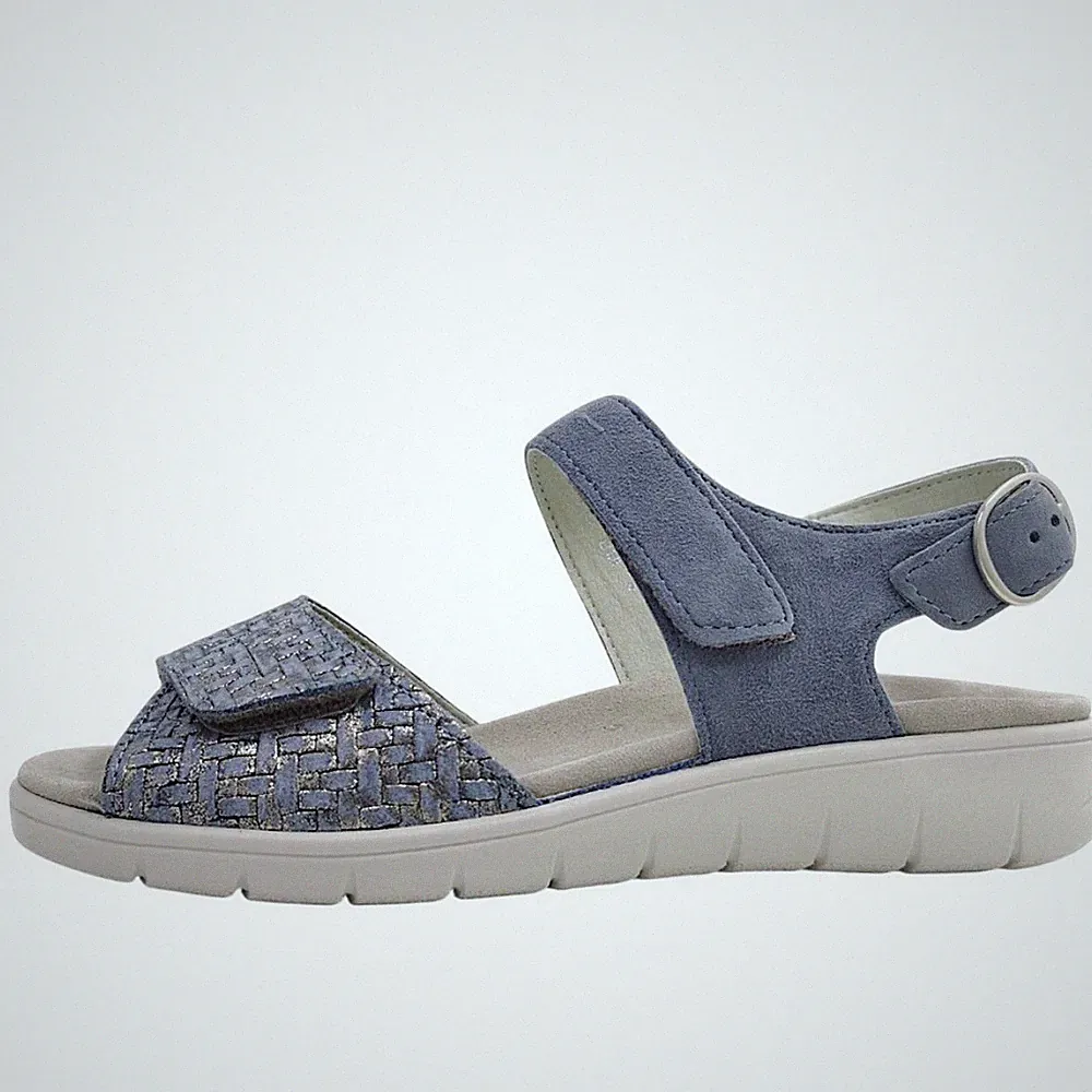 Semler Dunja Damen Sandale in Blau