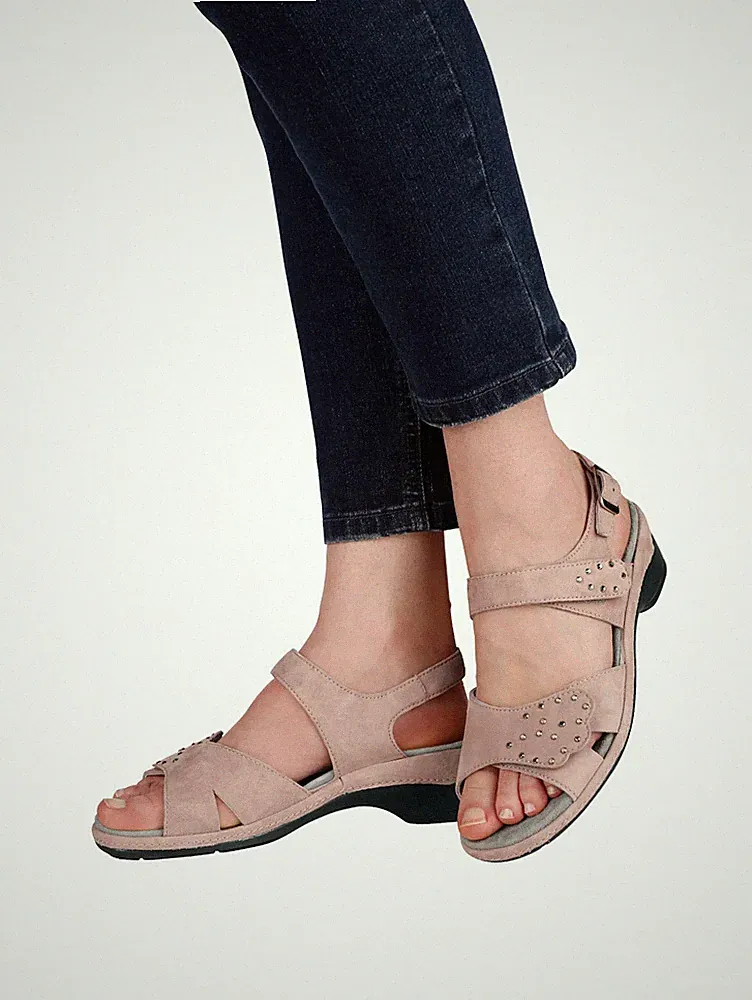 Semler Sandale Sandalette Damenschuhe Schuhe Leder rose Weite K 8 42