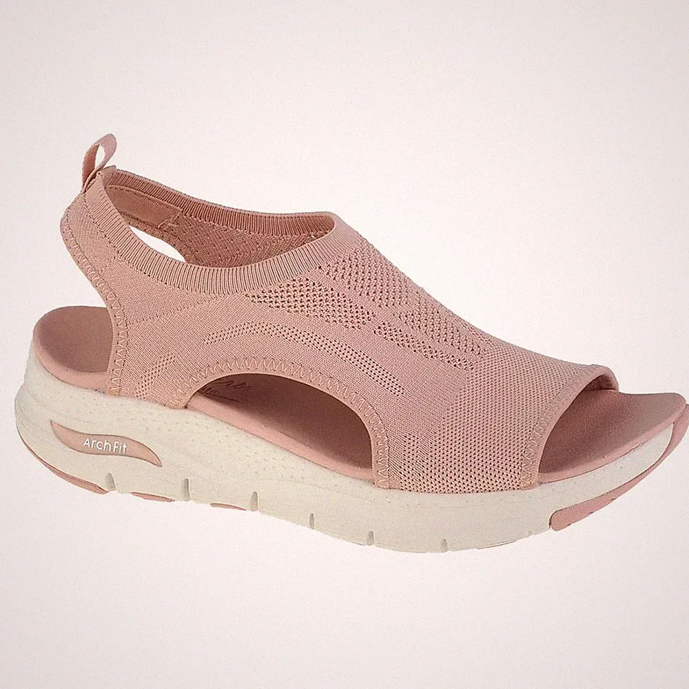 👡SKECHERS ARCH FIT CITY CATCH Damen Sandale Blush (Zartrosa) Größe 40 Neu/OVP👡