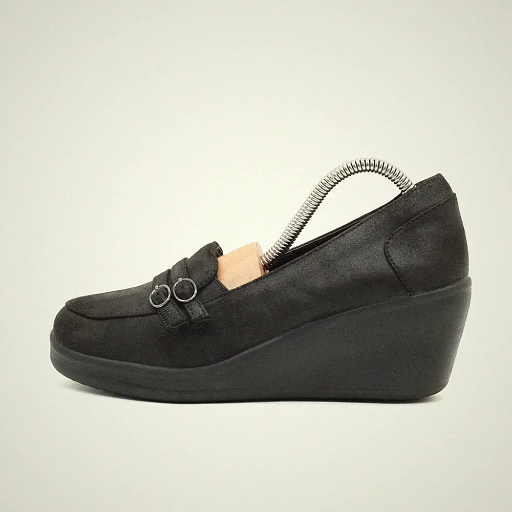 Skechers Damen Air-Cooled Memory Foam Slipper Schwarz Foam, Atmungsaktiv EU 37