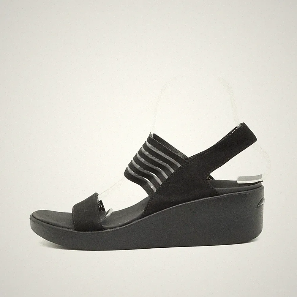 Skechers Damen Sandale EU 37 Arch Fit Schwarz Fußbett