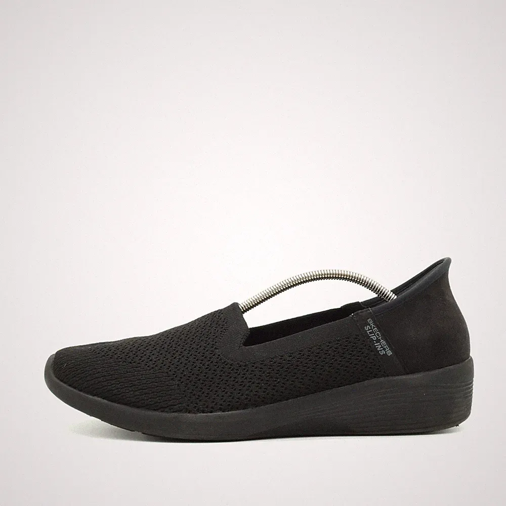 Skechers Damen Slipper EU 40 SN 158873 schwarz Textil Freizeit