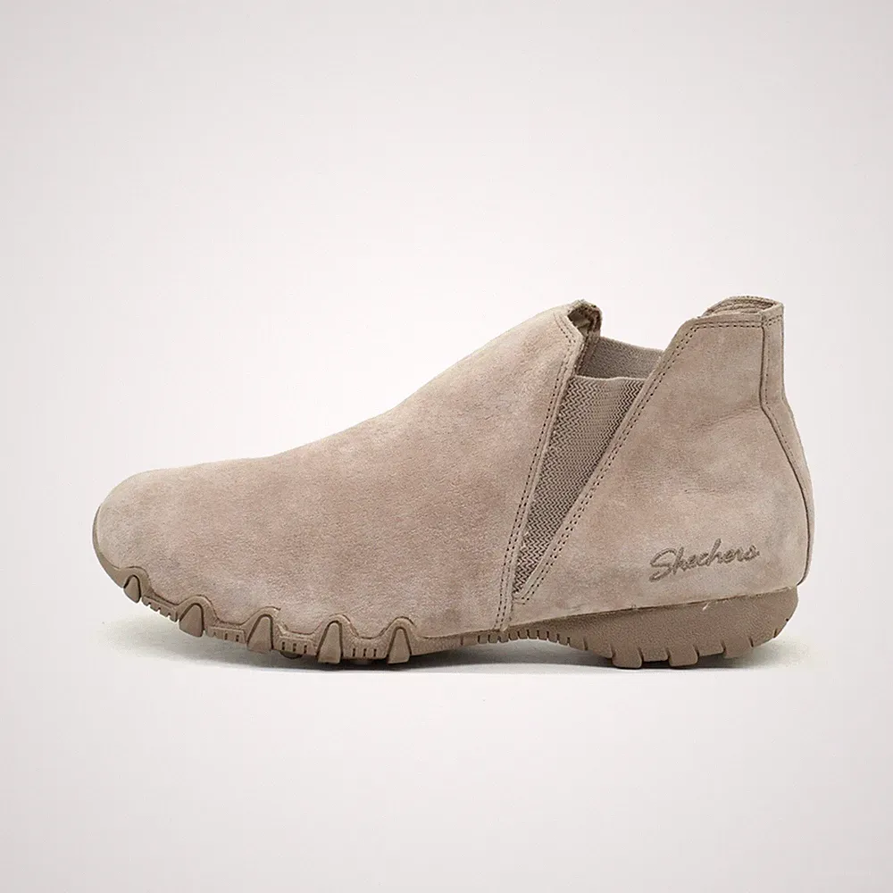 Skechers Damen SN 49602 Stiefeletten Beige Wildleder Relaxed Fit EU 37,5