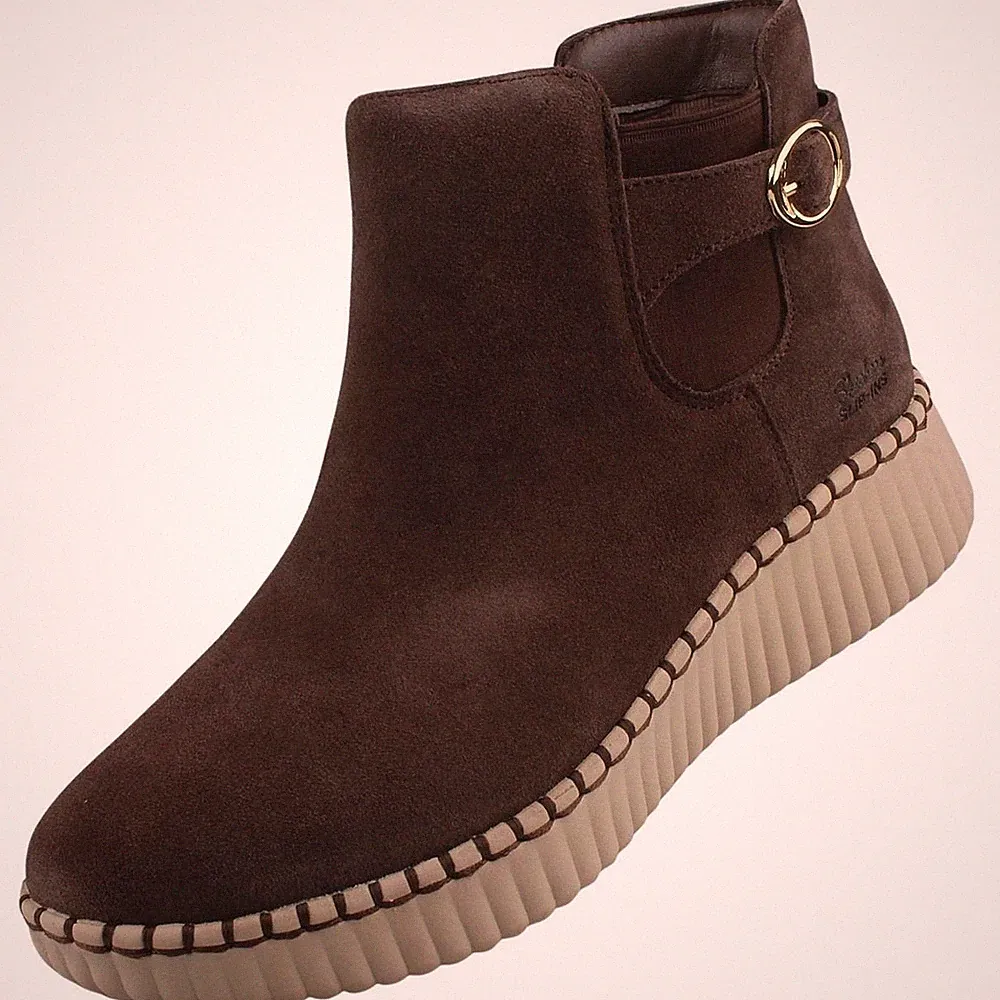 Skechers Damen Wilshire BLVD-Darling Moment Stiefelette Dunkelbraun 168197-CHOC