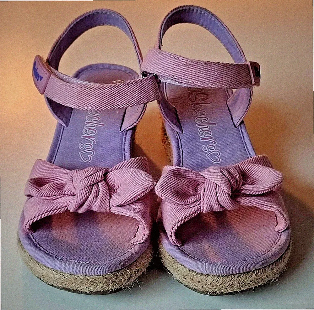 Skechers Mädchen Sandalen - Keilabsatz - Größe 31