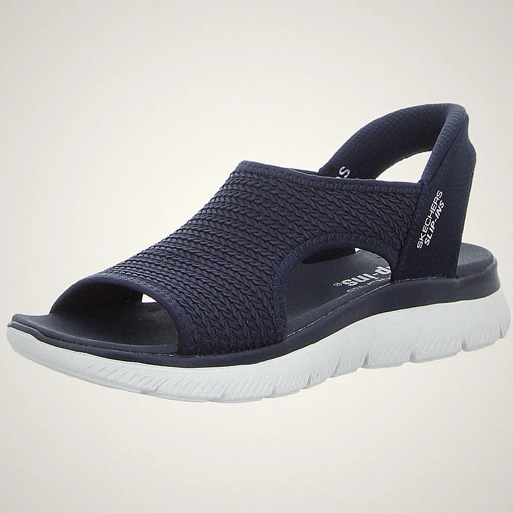 SKECHERS Sandale Sandalette Summits Sandal 119519 navy (blau) NEU blau