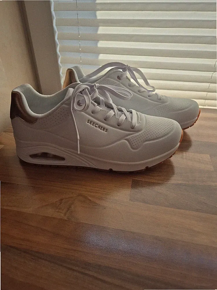 SKECHERS Schuhe Sneaker Uno – Golden Air 177094 white (weiß) NEU weiß