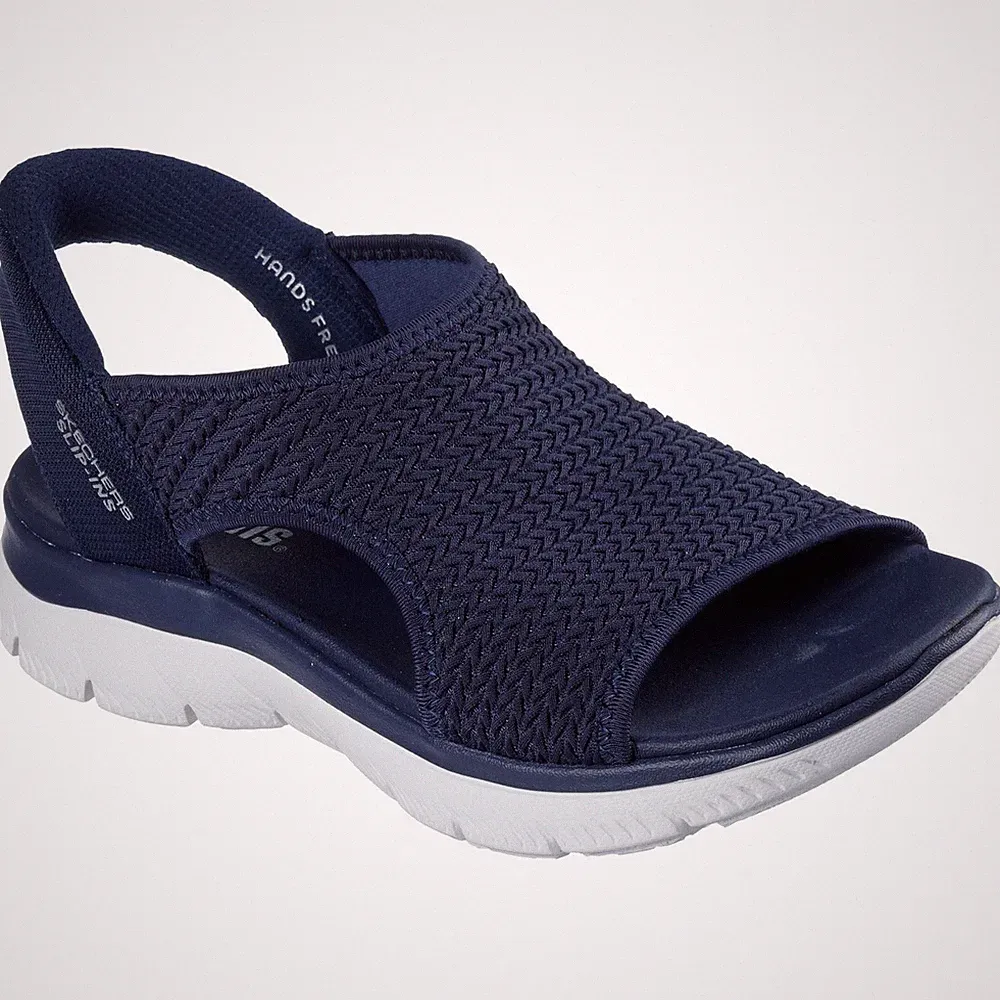 Skechers Summits Sweetly Evolved Damen Textil Sandalen In Marineblau