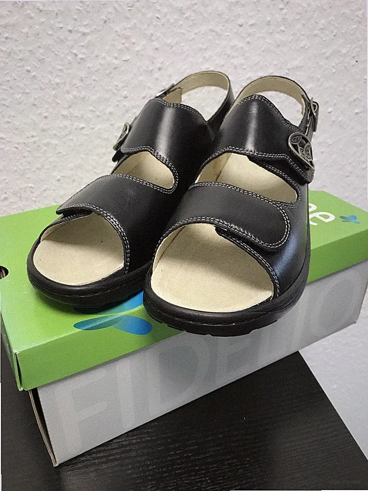 Softline by Fidelio Damen Sandalen Hedi EU 37 Schwarz Denver - Weite H