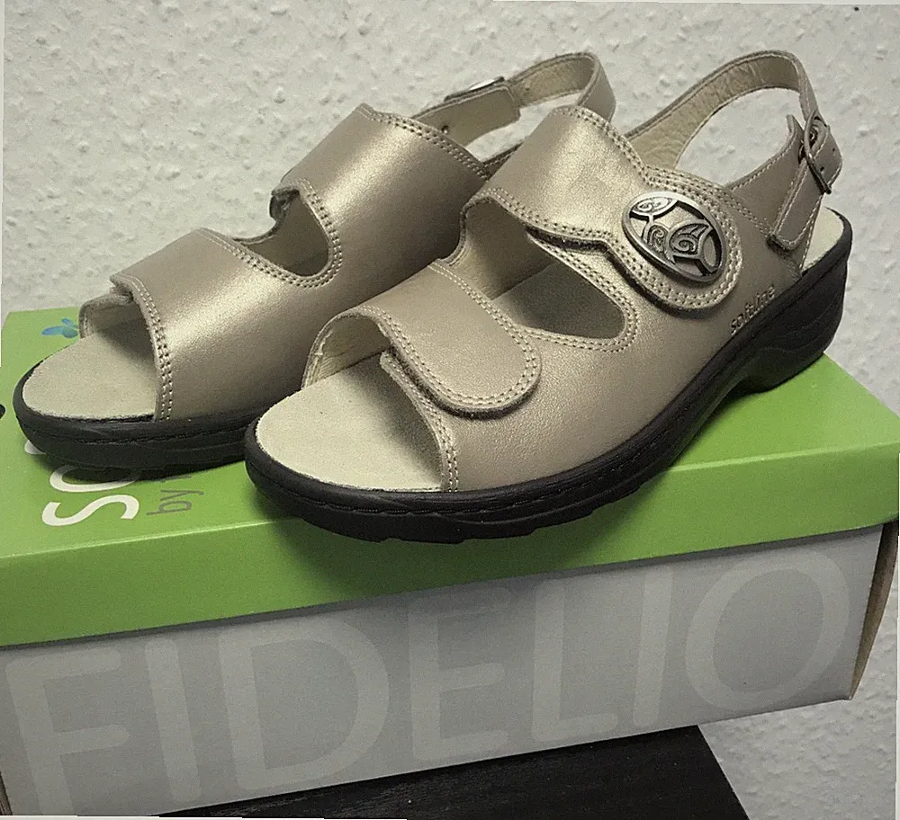Softline by Fidelio Damen Sandalen Hedi EU 38 Fango Luxor - Weite H