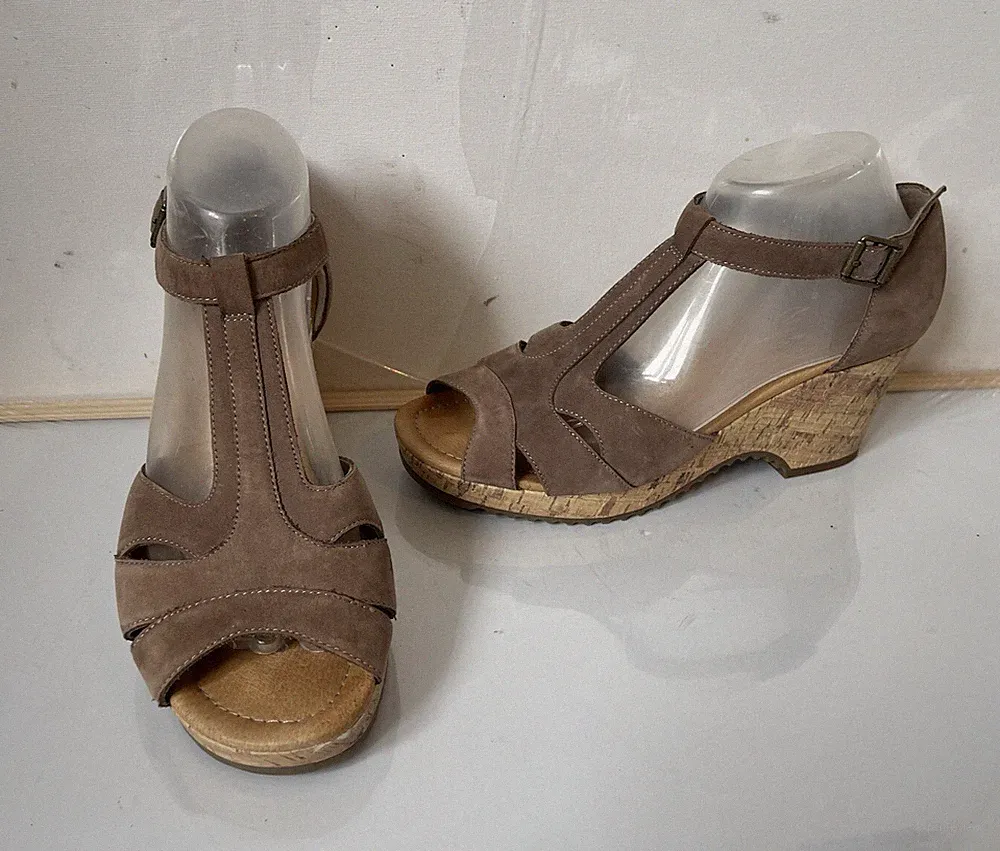 Softwalk Leder Sandalen Größe UK 7,5 EU 41