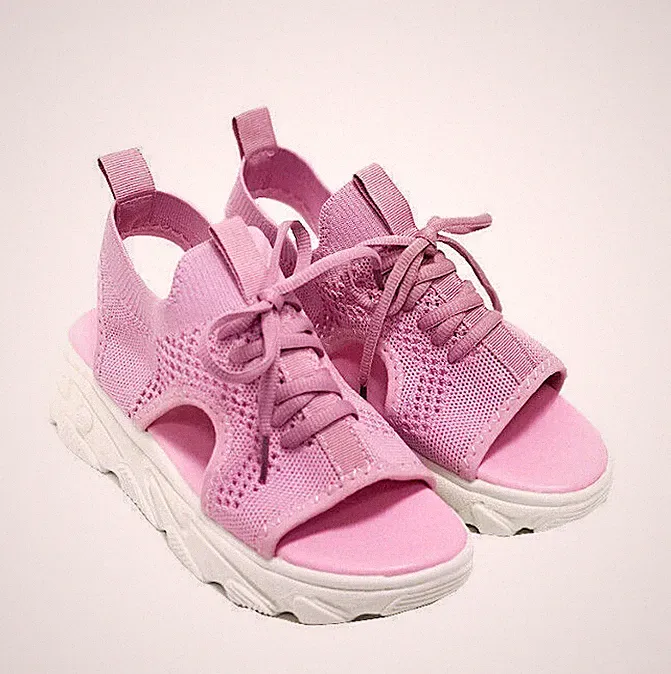 Sommer Sandalen Damen Knöchelriemen Plateau Offen Freizeit Keilabsatz Schuhe DE