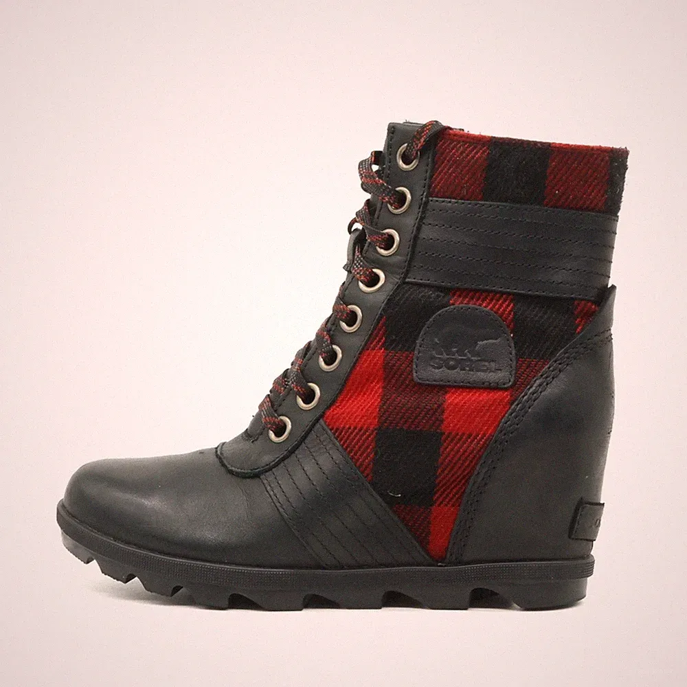 Sorel Damen NL3377-010 Stiefelette Schwarz/Rot Boots Stiefeletten EU 39.5