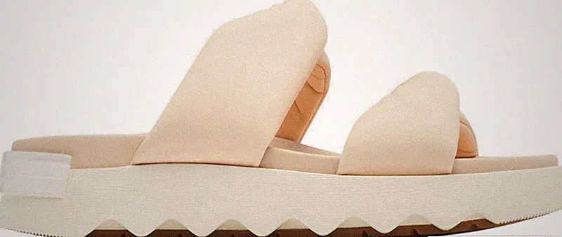SOREL VIBE TWIST SAND/KREIDE SLIPPER LEDER SLIDERS GR. 6/39 UVP 88£