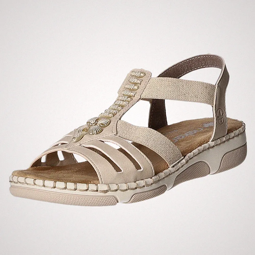 Sportliche Sandalette bis 30mm Sohlenhöhe 66201-62
