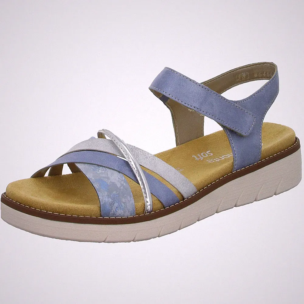 Sportliche Sandalette bis 30mm Sohlenhöhe D2058-12