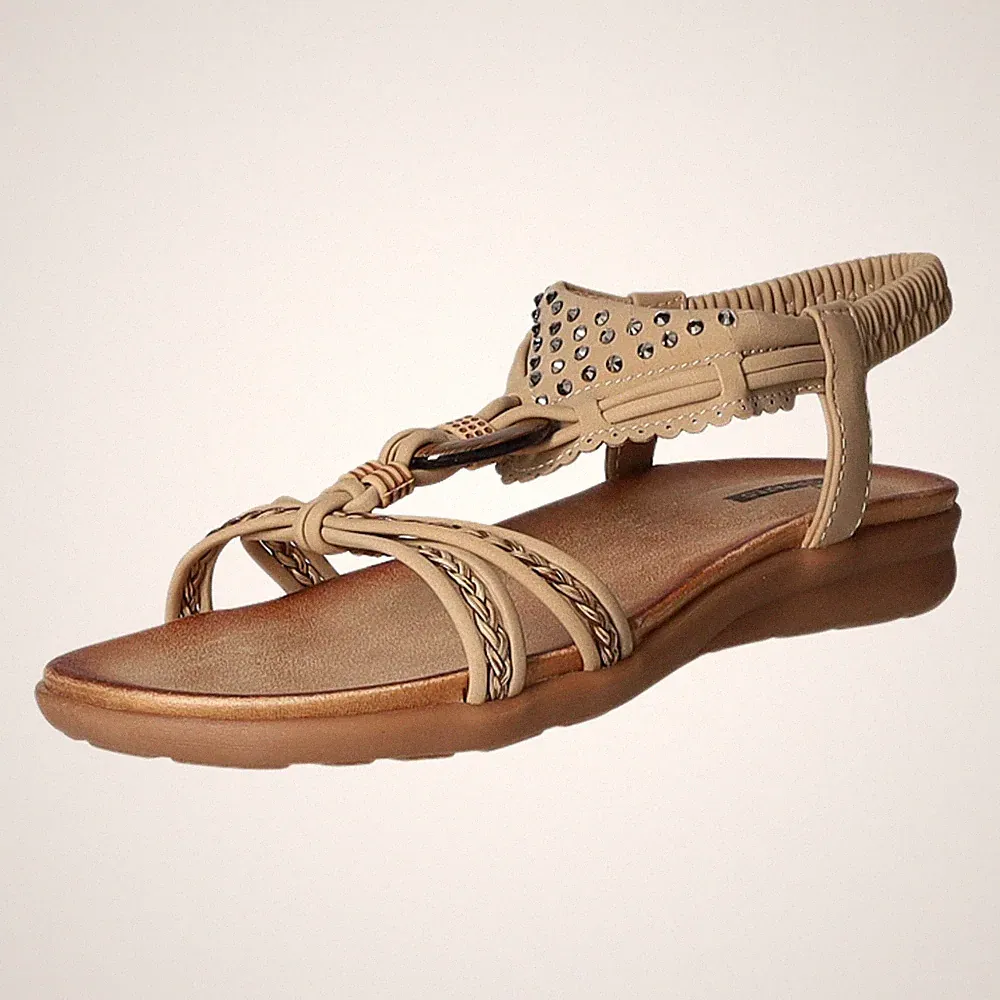Sportliche Sandalette bis 30mm Sohlenhöhe K3527-3-BE