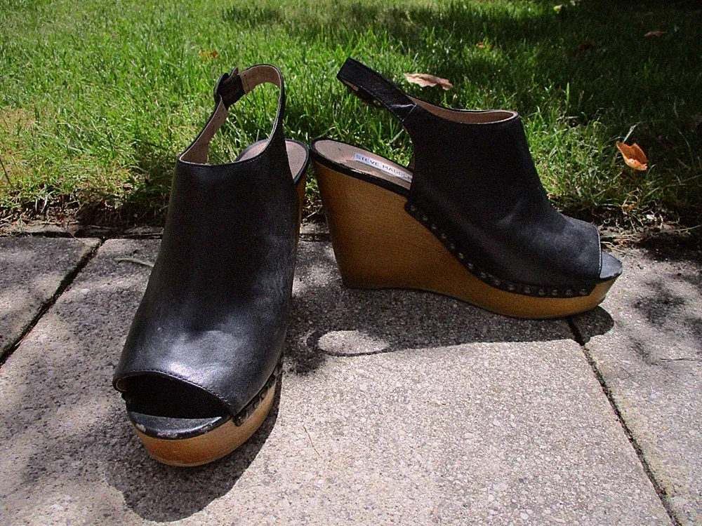 Steve Madden Keilabsatz/Plateau Wedges mit Nieten Gr.40