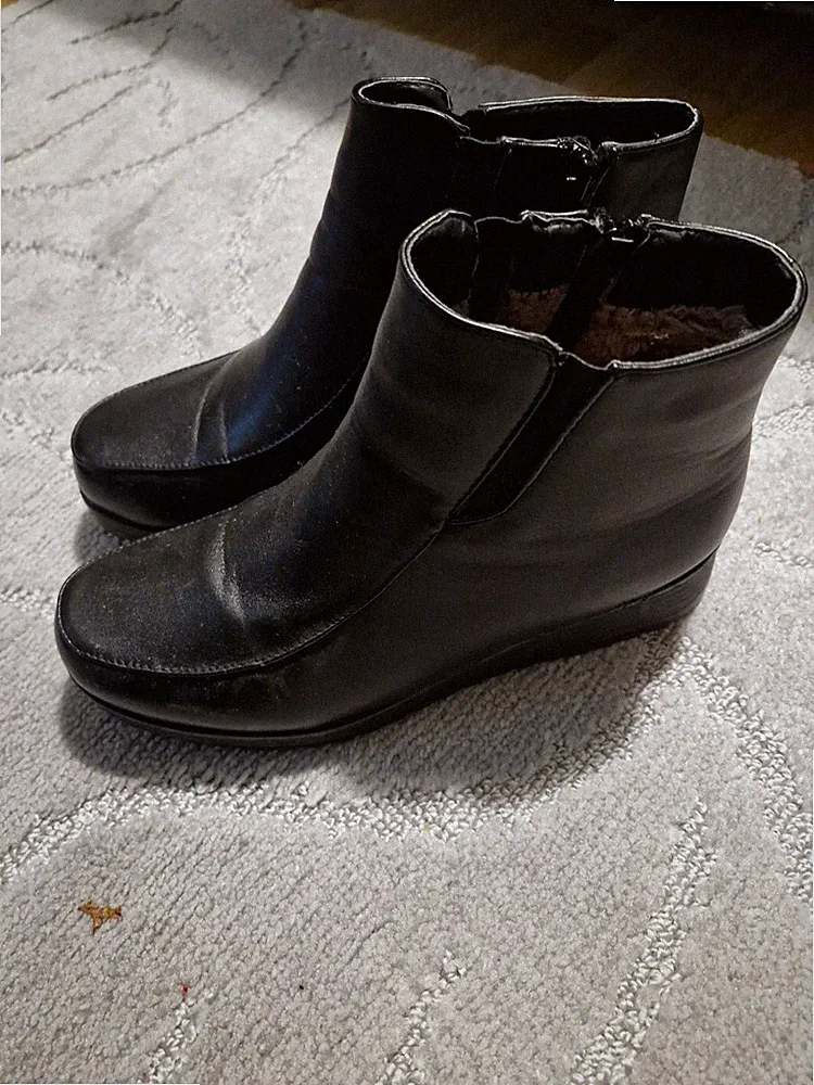 Stiefeletten, Gr.39 Schwarz ,kuschelig Gefüttert