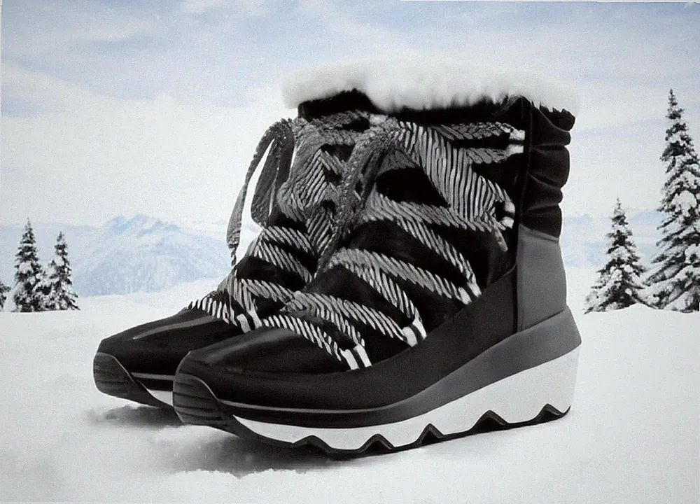 Super chice WARME Winter Stiefel Gr.39 Schneestiefel Snow Boots 5cm Keilabsatz
