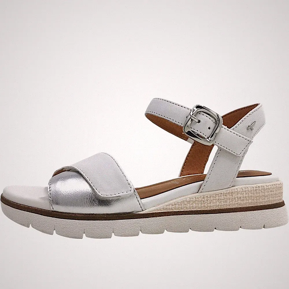 Tamaris Comfort Damen Sandale in Weiß