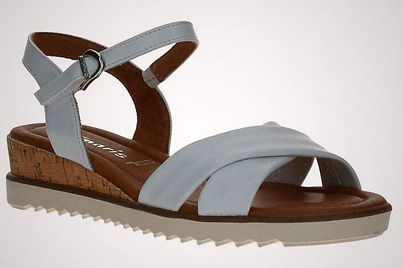 Tamaris Damen Sandalen 1-28106-42-100 White Weiß