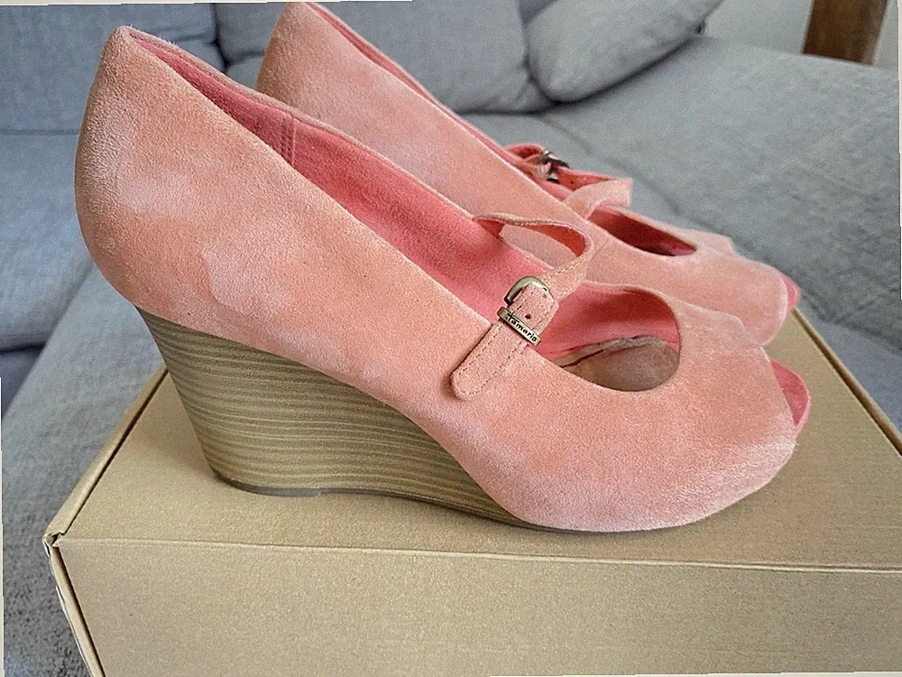 TAMARIS Damenschuhe Pumps Keilabsatz Sommerschuhe Gr. 38