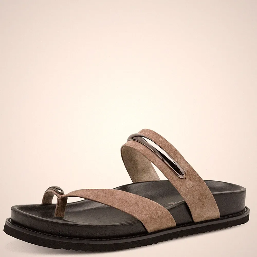TAMARIS Dianette Sommerschuh, Pantolette, Zehentrenner mit Schmuckelementen , 39