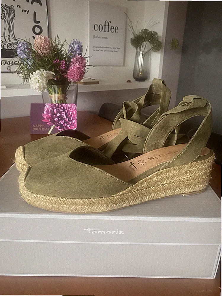 Tamaris Espadrilles/ Keilsandale Gr. 39