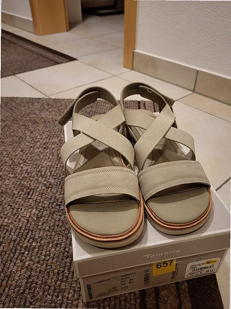 Tamaris Sandalette Sage 39 Neu Damen Sommer Frühling Sandale