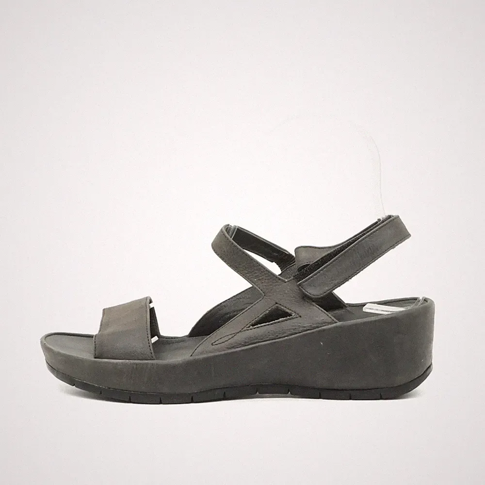 keilabsatz sandalen damen schwarz