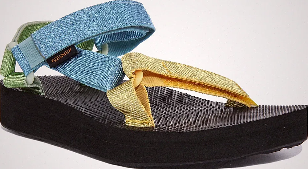 Teva 1090969-MCBM Midform Universal Mittelriemen Eva Damen Sandalen blau Größe 3-8