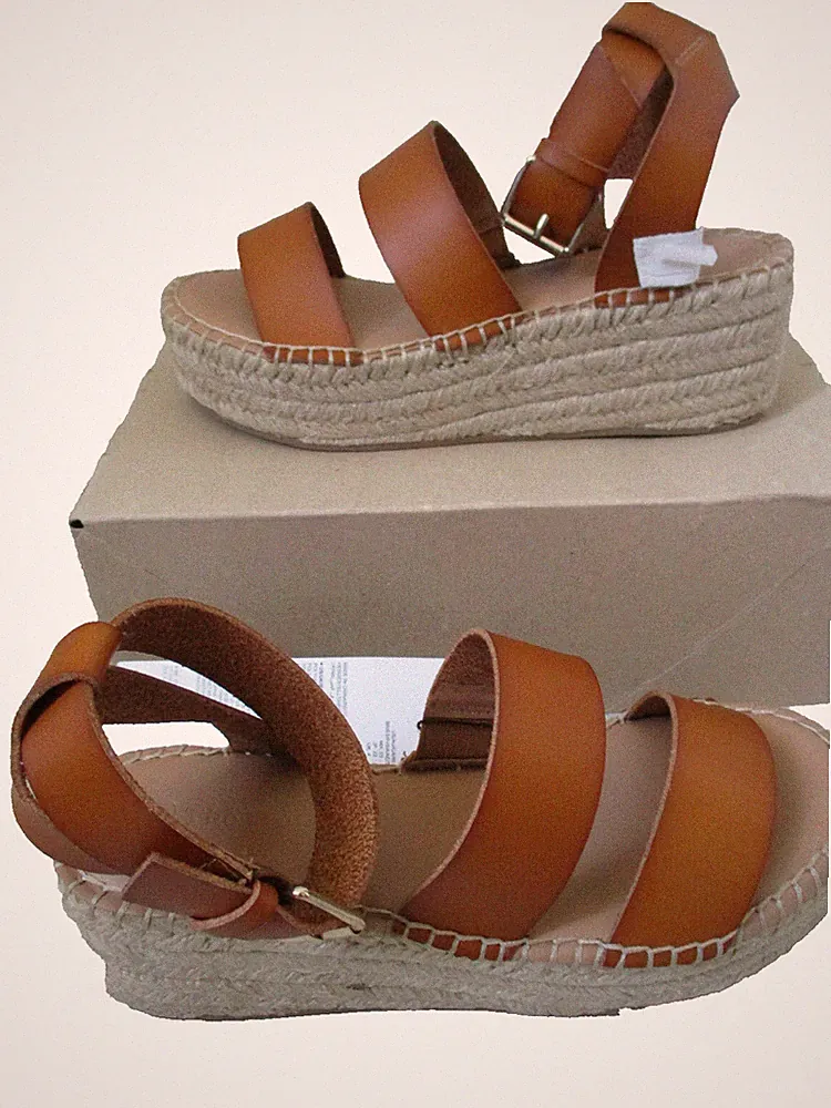 The Drop Sandalen , Keilabsatz Gr DE 37 Neu