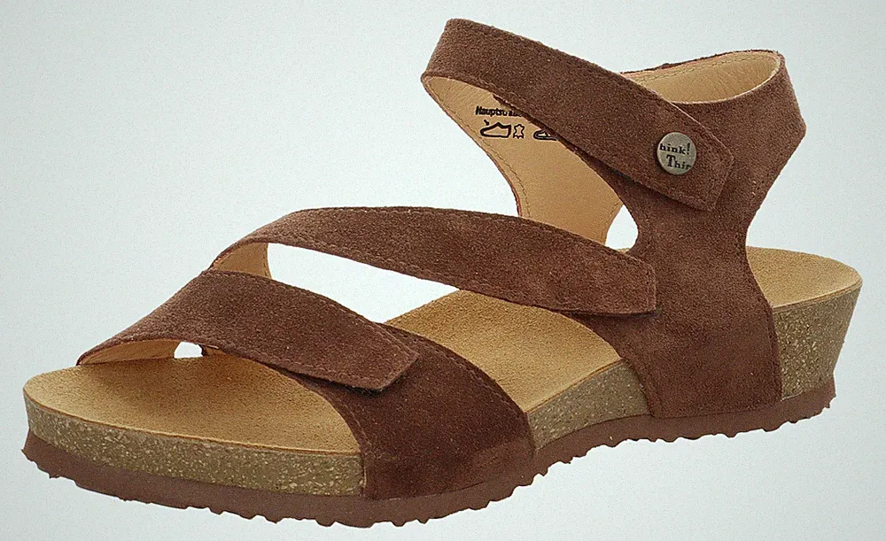 Think 00297-3060 Damen Riemchensandalen Dumia cognac